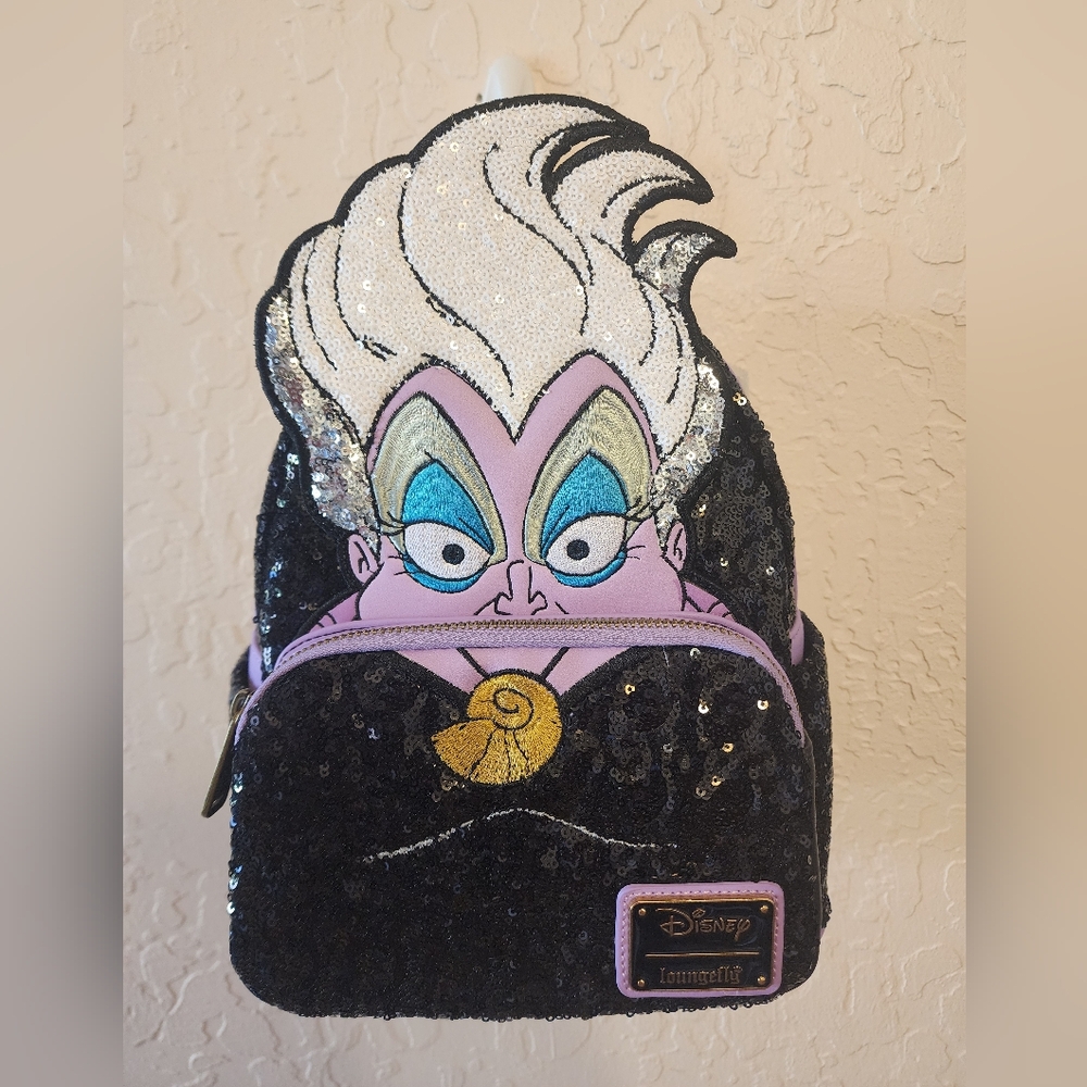 Loungefly Disney The Little Mermaid EXCLUSIVE Ursula Sequin 35th Anniversary